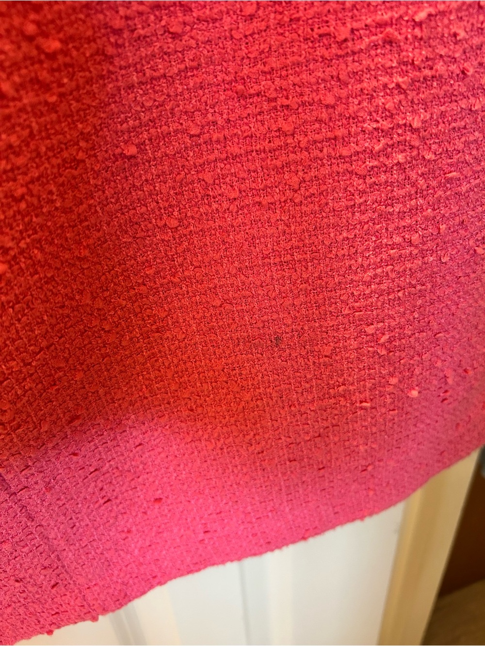 Tuckernuck Bright Pink Tweed Shift Dress with Braided Trim - Picture 4 of 4